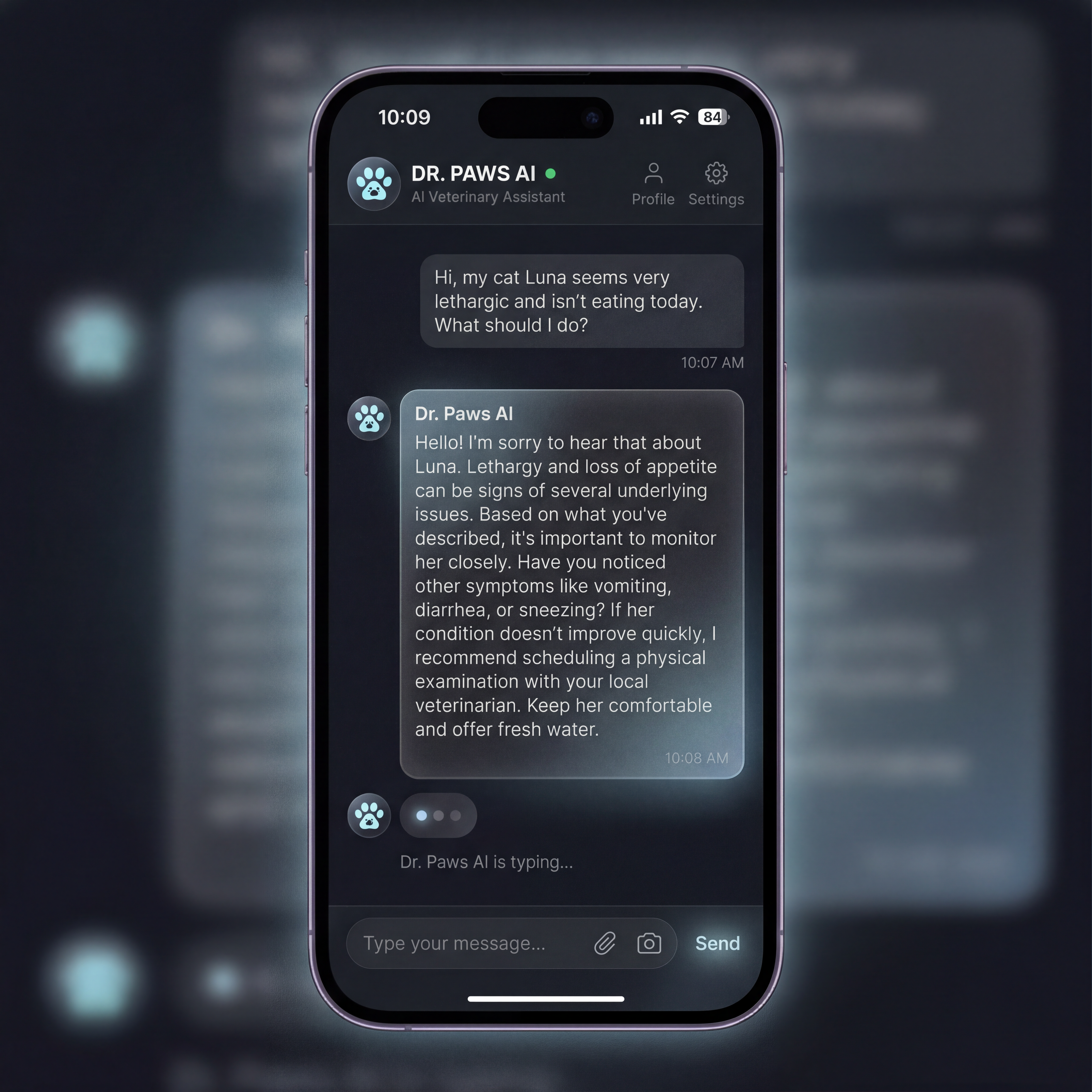 Dr. Paws Ai Vet Chat